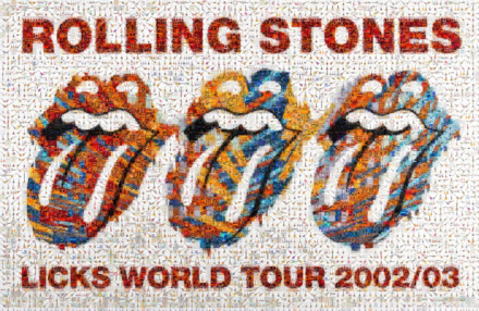 Rolling Stones 197 LG Mosaic