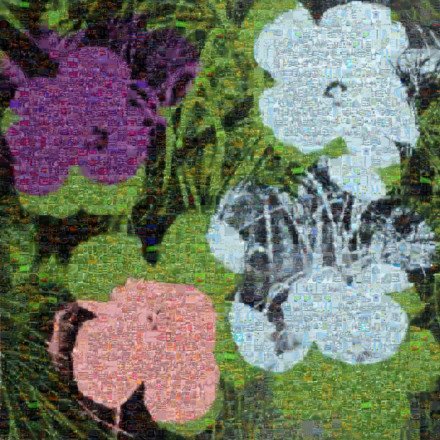 Flowers II 64 Mosaic