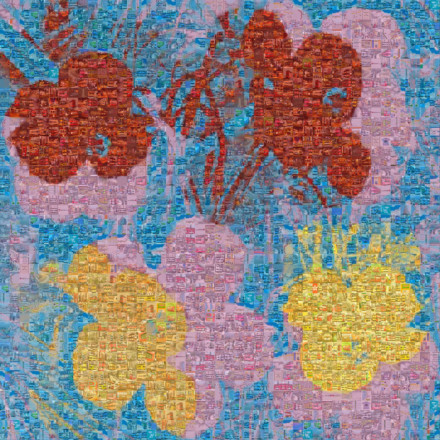 Warhol flowers ii 66 Mosaic